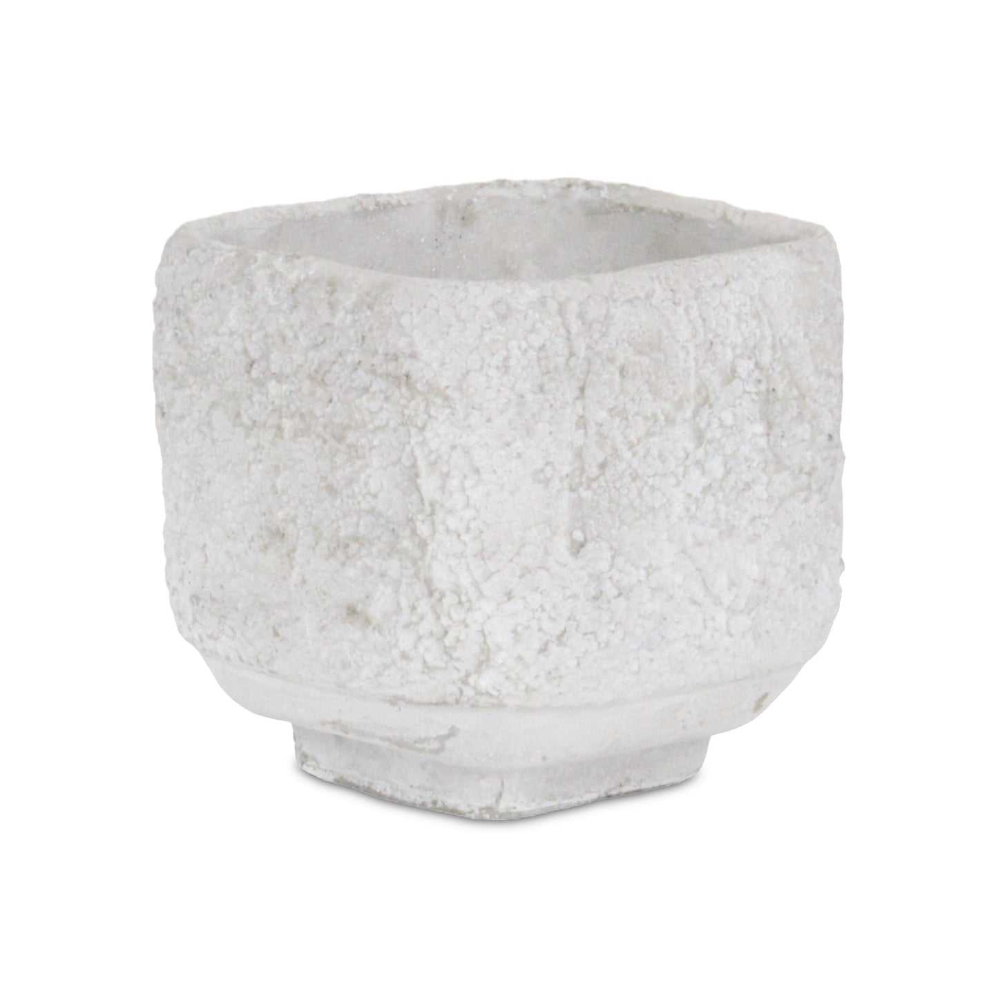 Celia Square Textured Cement Pot