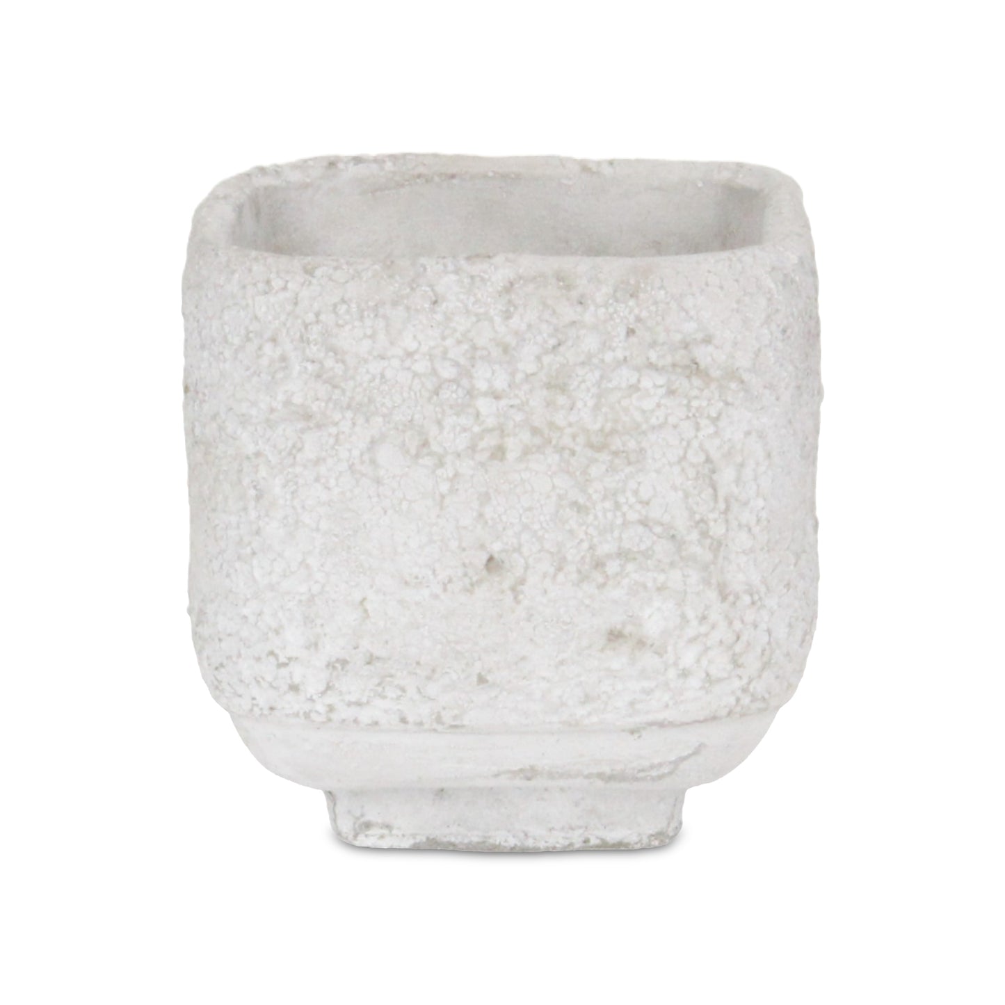 Celia Square Textured Cement Pot