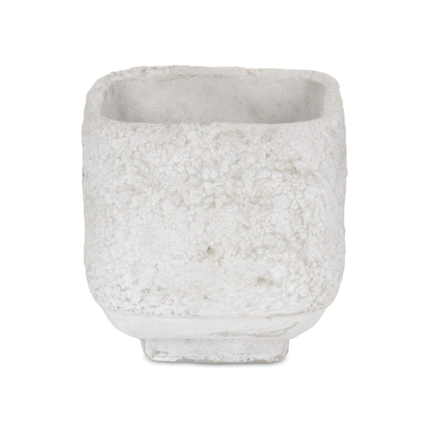 Celia Square Textured Cement Pot