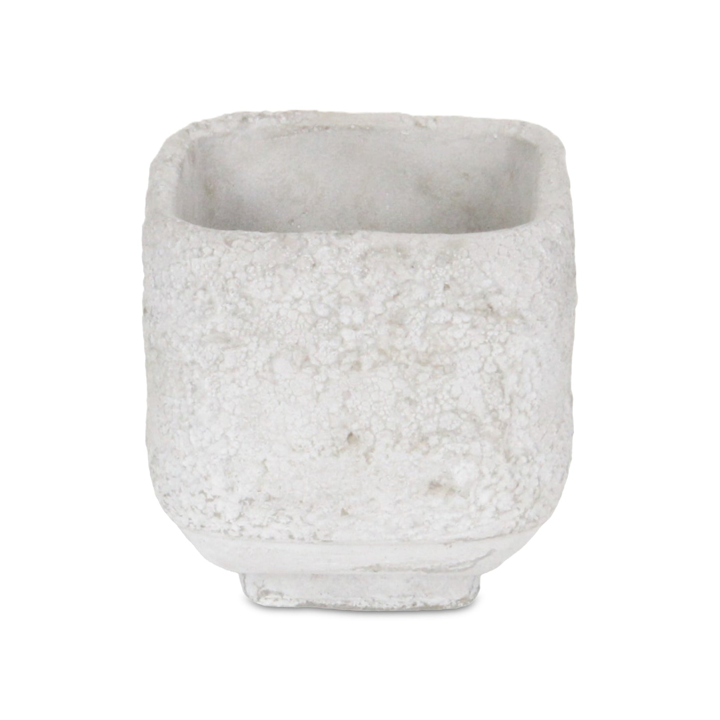 Celia Square Textured Cement Pot