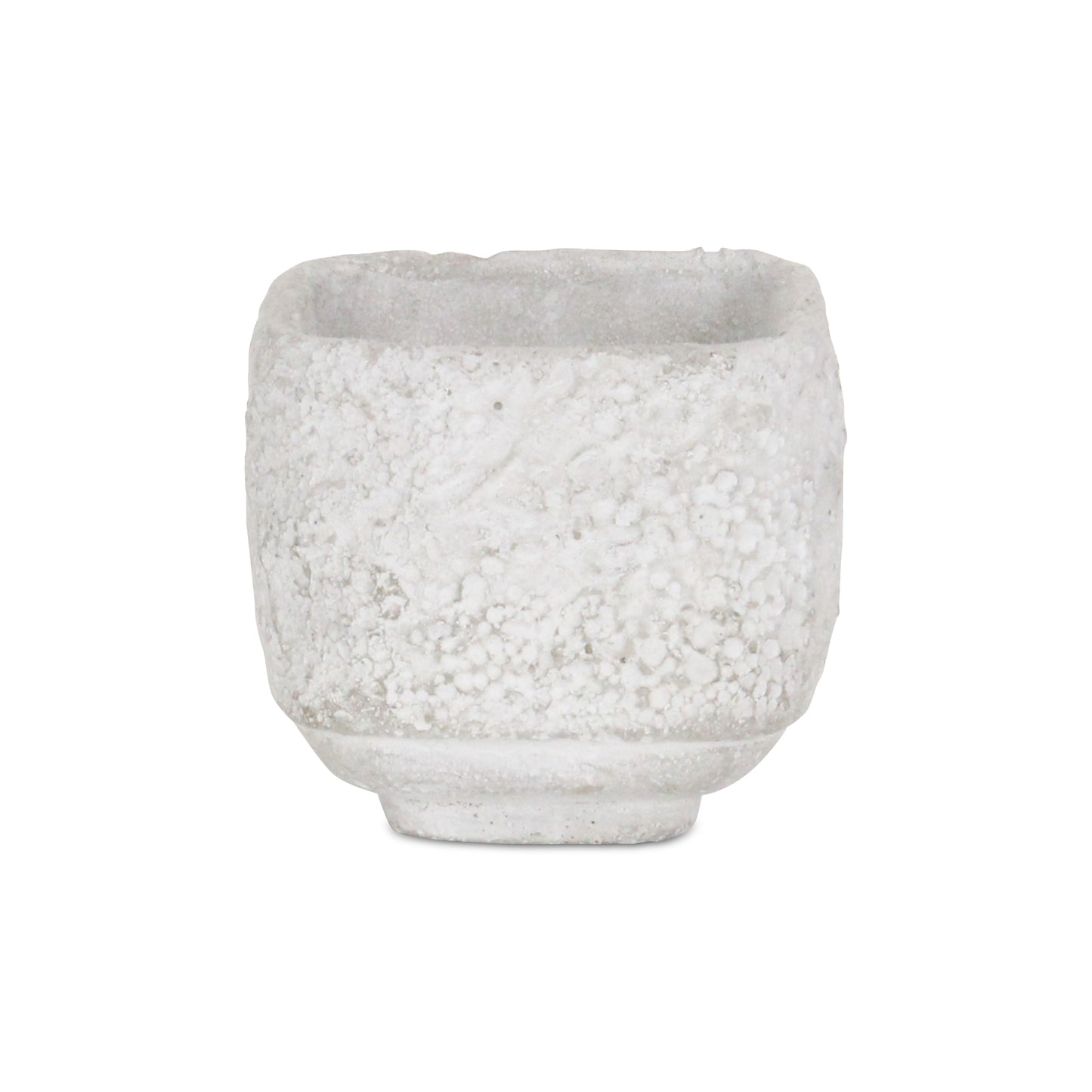 Celia Square Textured Cement Pot