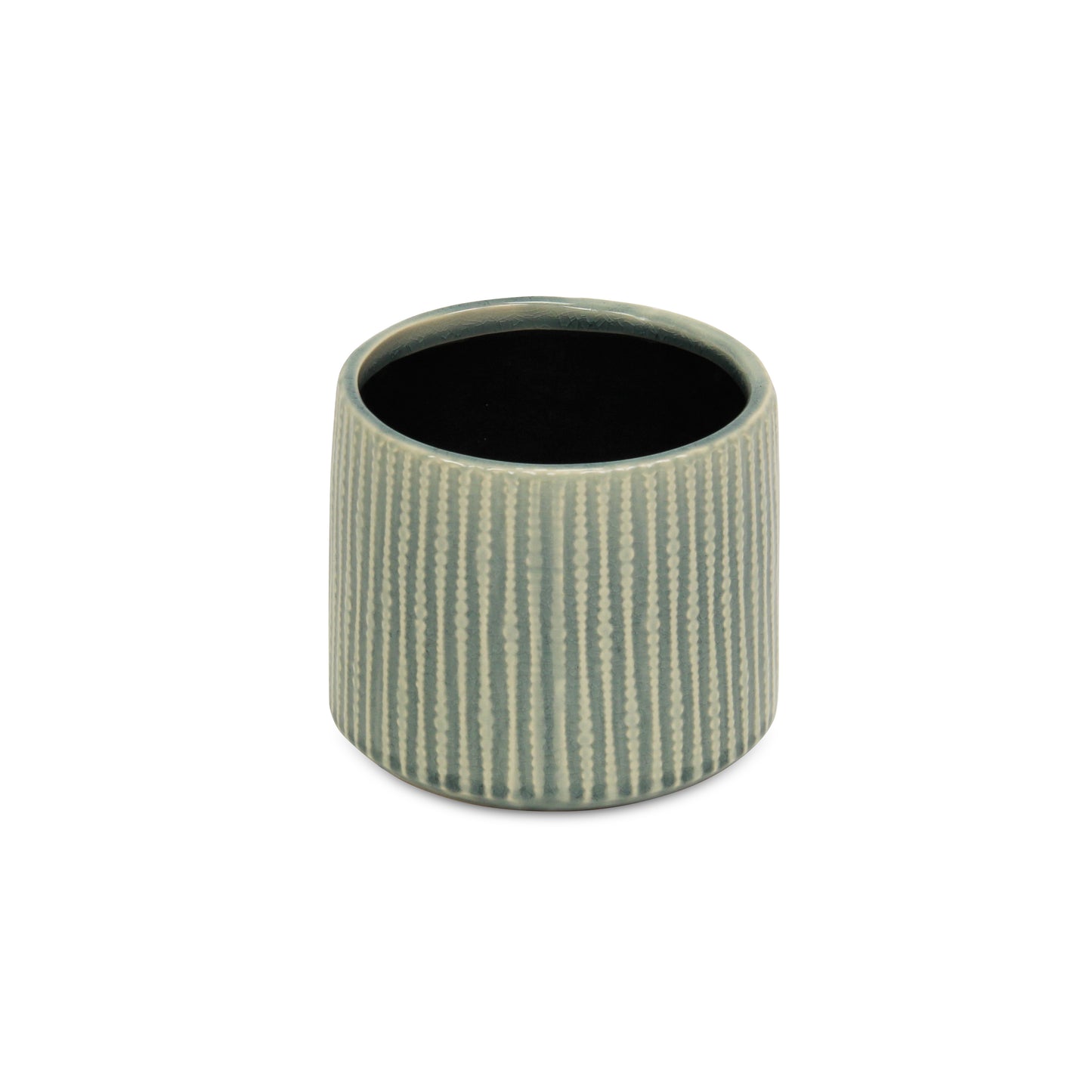 Light Green Ceramic Pot size Large: Fits 5 inch nursery pot.