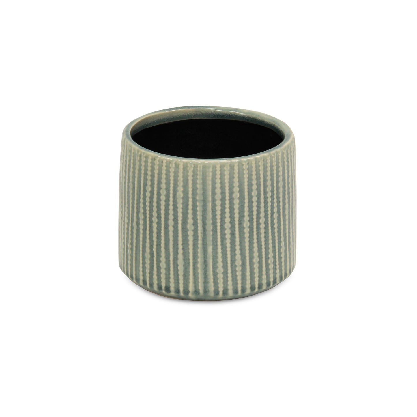Ceramic Pot size Large: Fits 5 inch nursery pot.