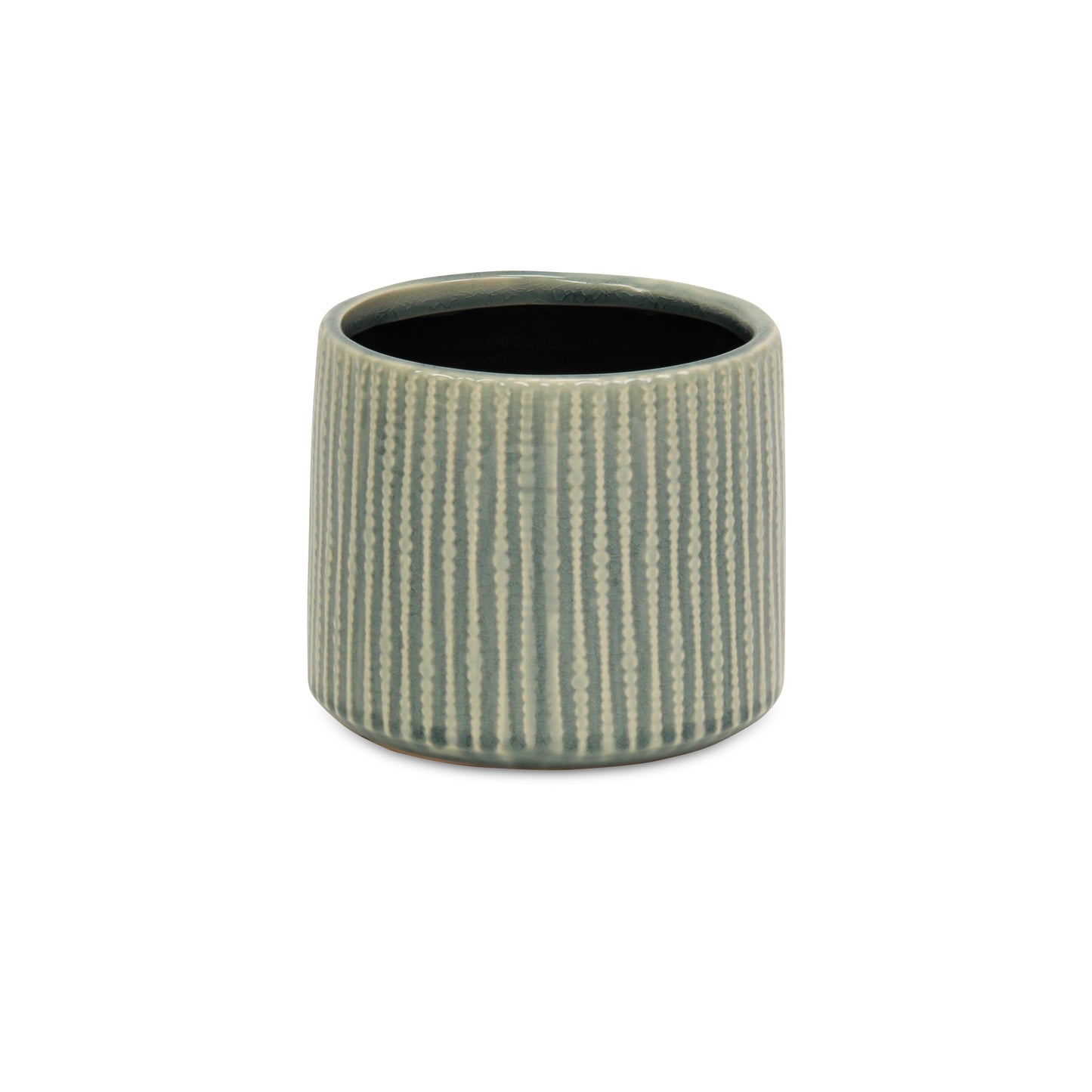 Ceramic Pot size Large: Fits 5 inch nursery pot.