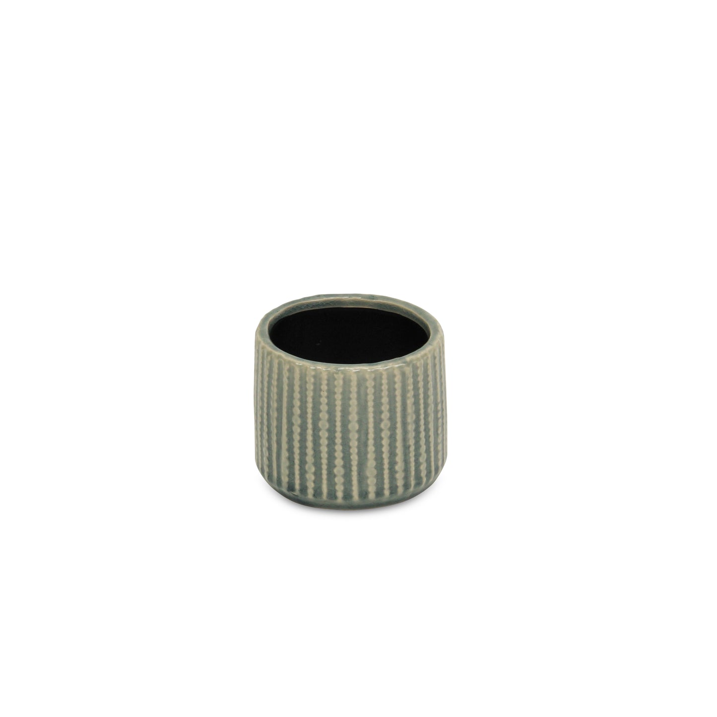 Light Green Ceramic Pot size Small: Fits 3 inch nursery pot.