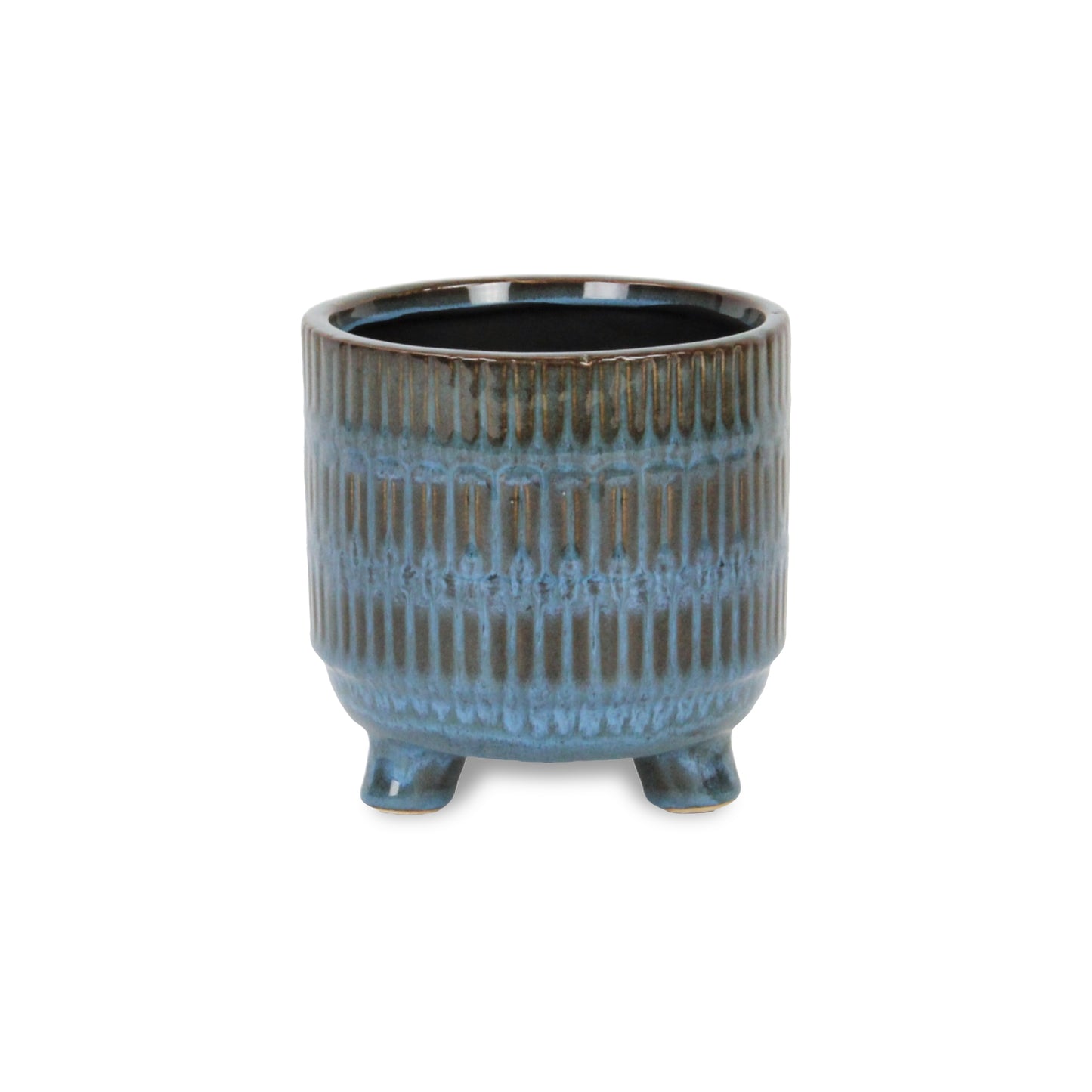Victrola Blue Ceramic Pot Small