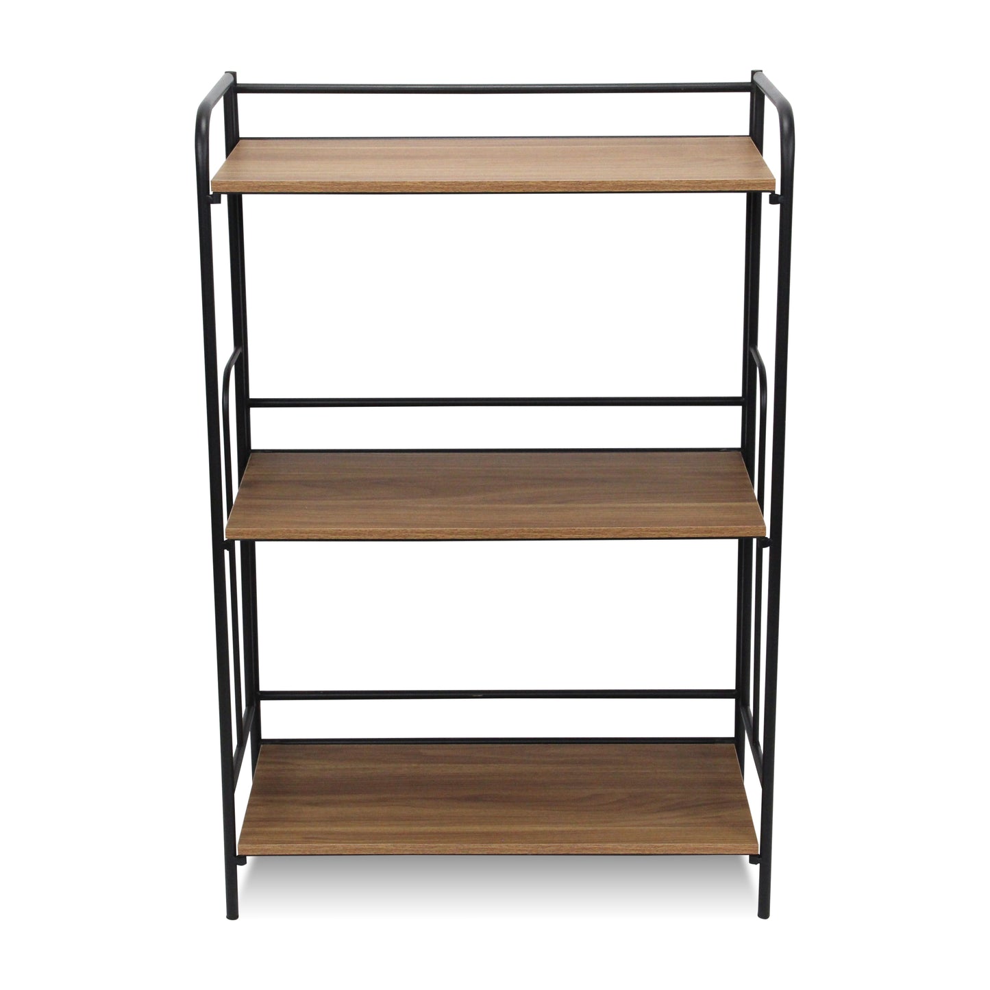 Faydel 3 Tier Brown & Black Storage Shelf