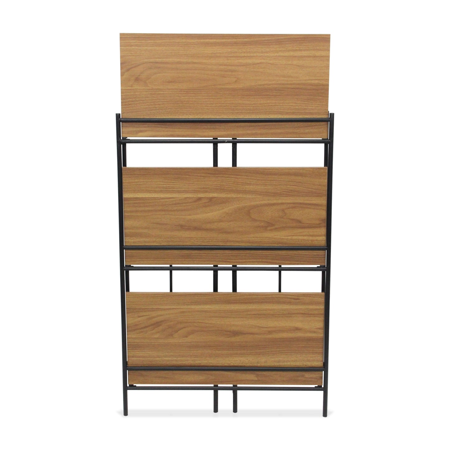 Faydel 3 Tier Brown & Black Storage Shelf