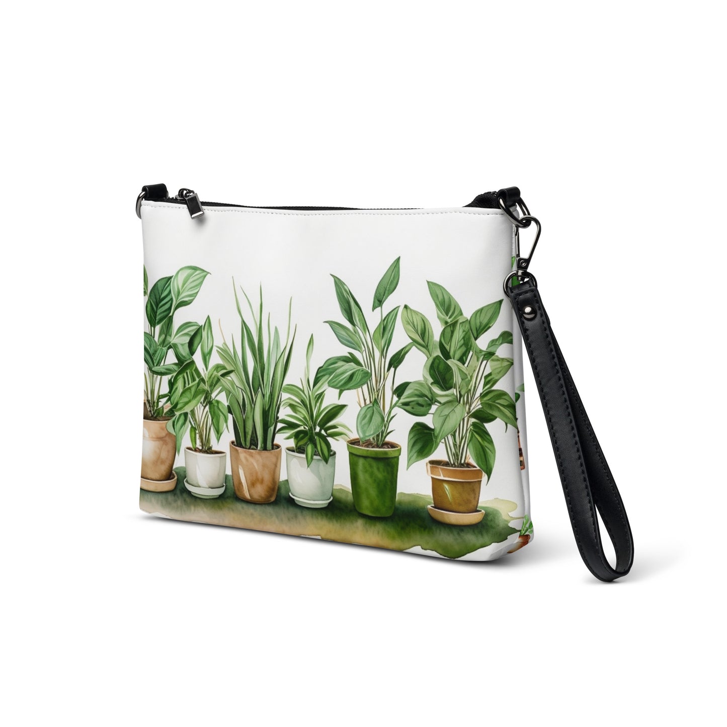 Watercolor Plants Crossbody bag
