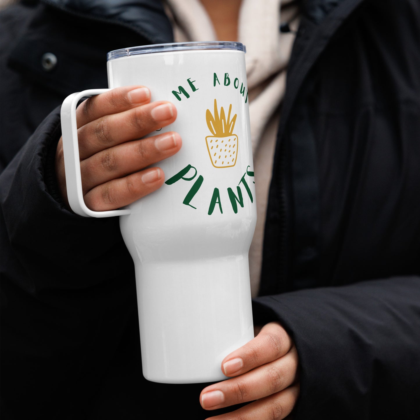 Insulated mug with handle