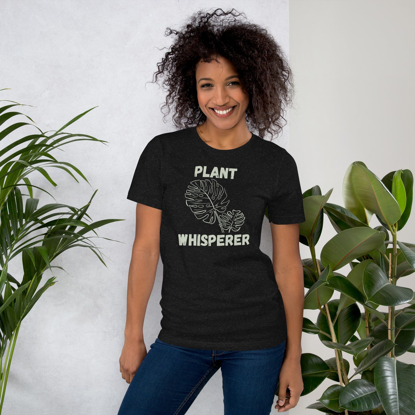 Plant Whisperer Shirt Unisex in black