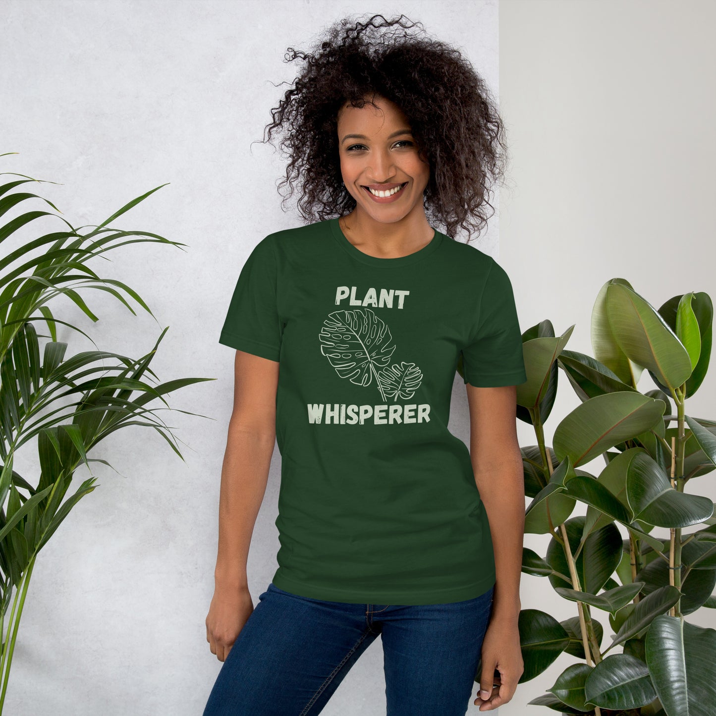 Plant Whisperer Shirt Unisex in green