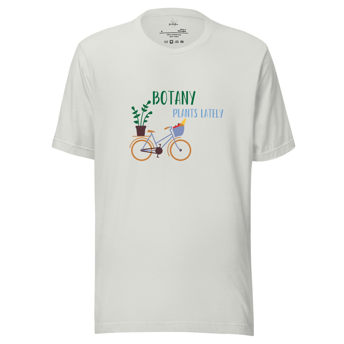 Botany Plants Lately Unisex Plant TShirt off white
