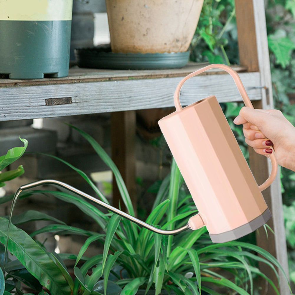 Bubblegum pink sleek watering can