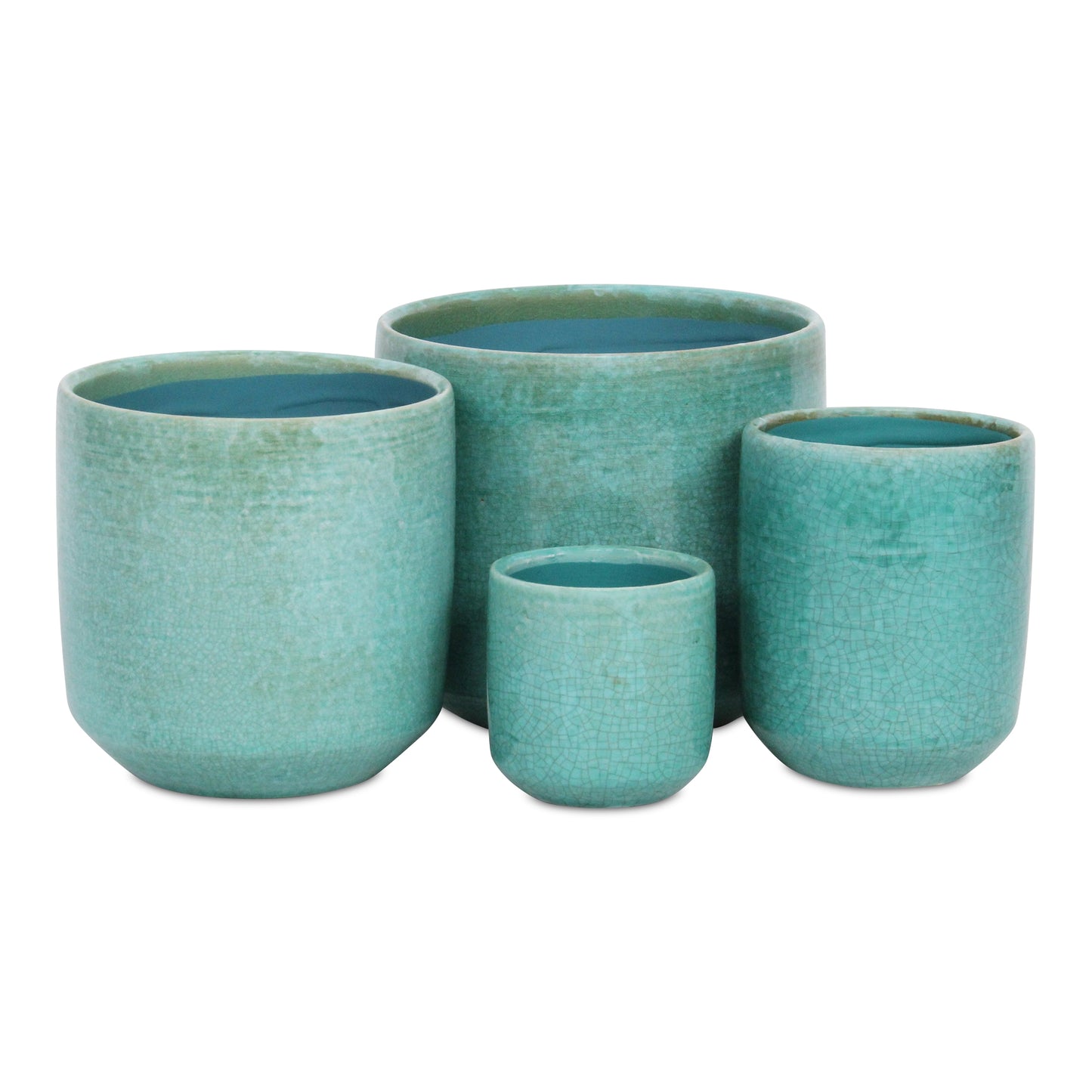 Lavina Mosaic Patterned Pot Green