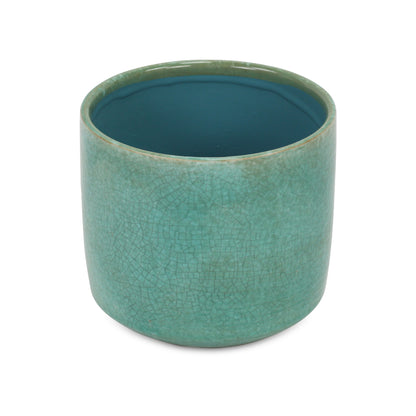 Lavina Mosaic Patterned Pot Green