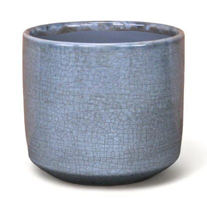 Lavina Mosaic Patterned Pot Blue-Grey