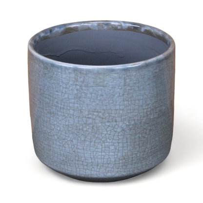 Lavina Mosaic Patterned Pot Blue-Grey