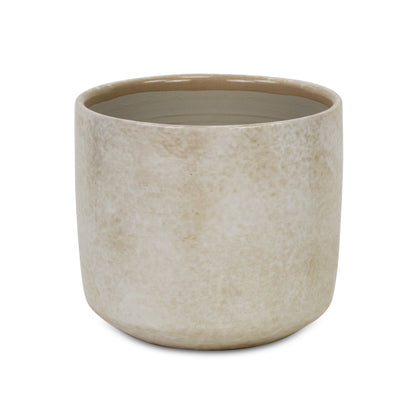 Lavina Mosaic Patterned Pot White