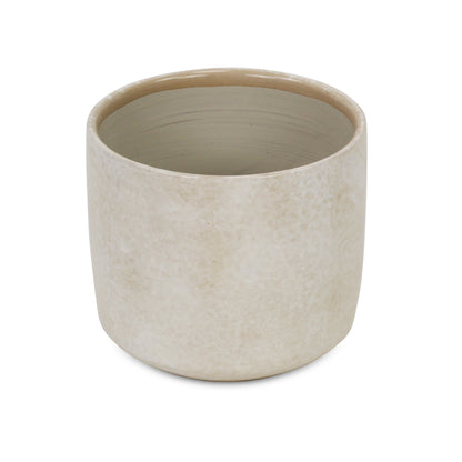 Lavina Mosaic Patterned Pot White