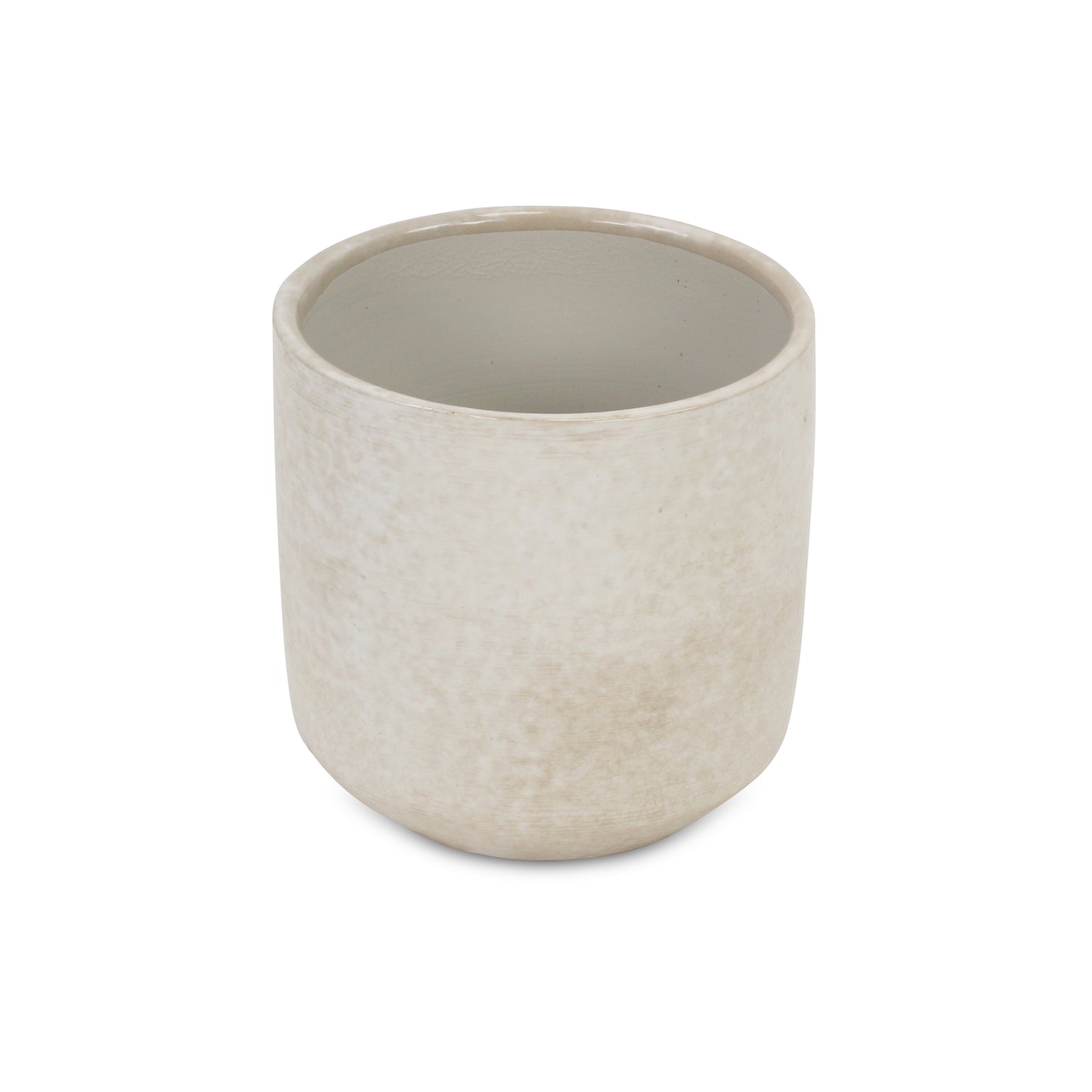 Lavina Mosaic Patterned Pot White