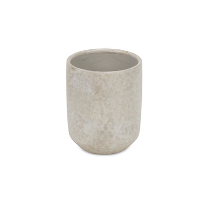 Lavina Mosaic Patterned Pot White