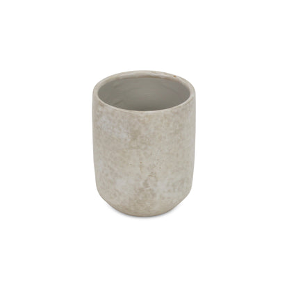 Lavina Mosaic Patterned Pot White