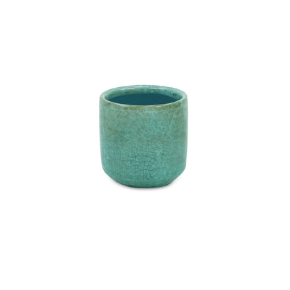 Lavina Mosaic Patterned Pot Green