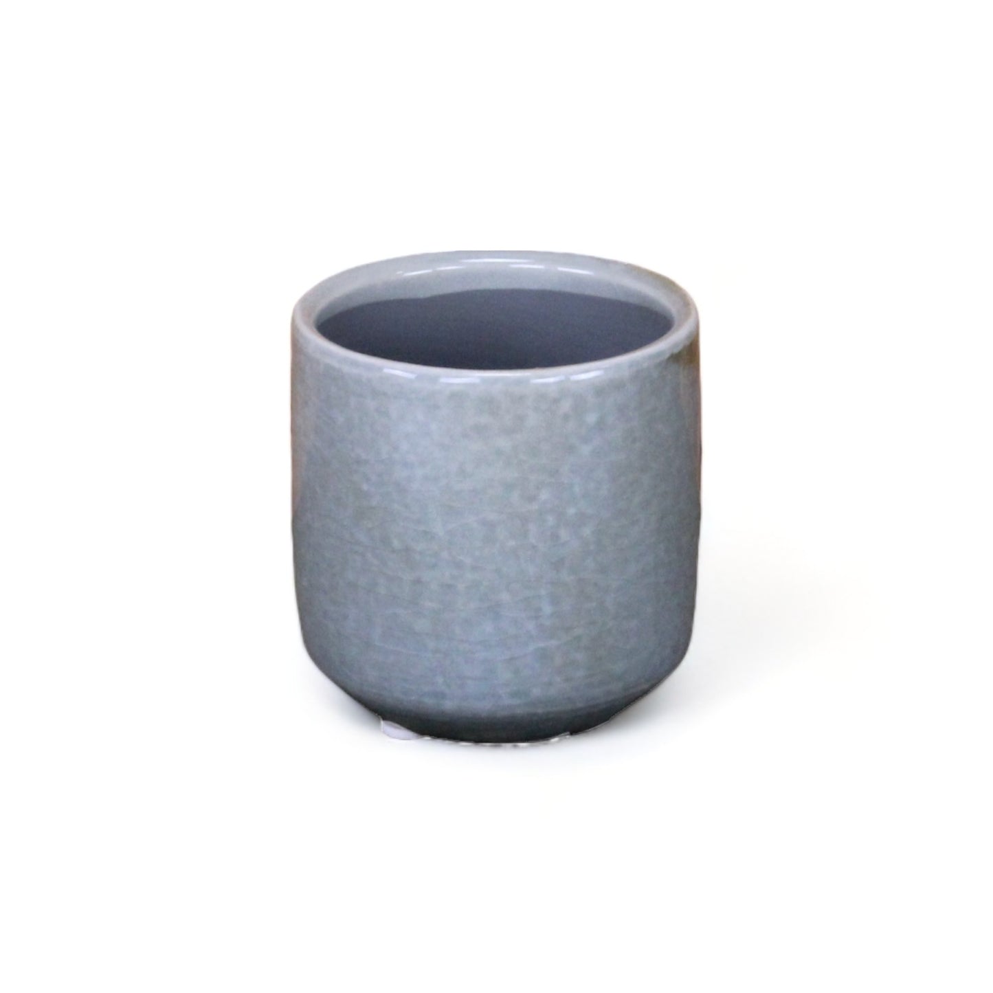 Lavina Mosaic Patterned Pot Blue-Grey