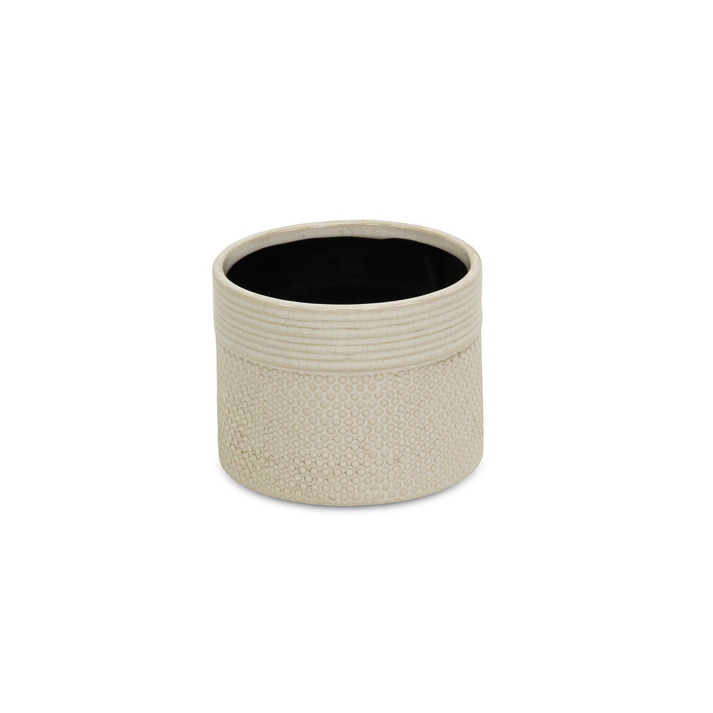 Osanna Off-white Patterned Ceramic Pot