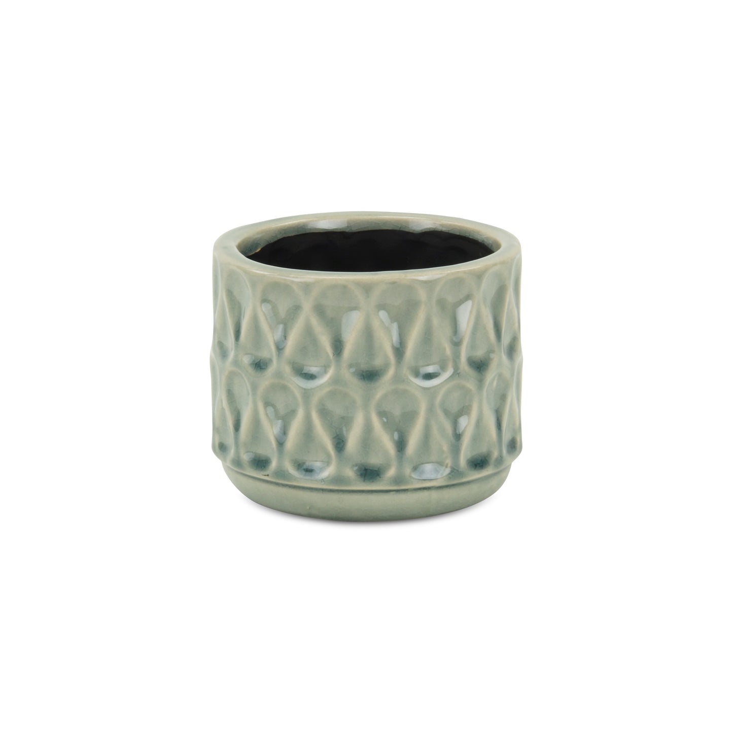 Lacrima Green Droplet Pot