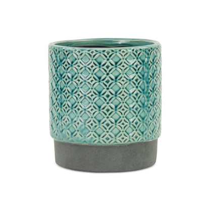 Zajedani Lattice Pot - Turquoise