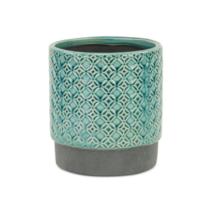 Zajedani Lattice Pot - Turquoise