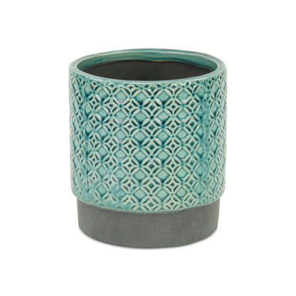 Zajedani Lattice Pot - Turquoise