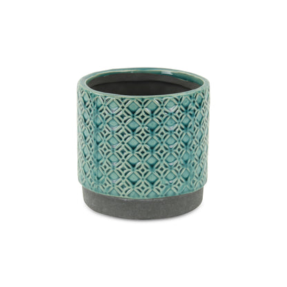 Zajedani Lattice Pot - Turquoise