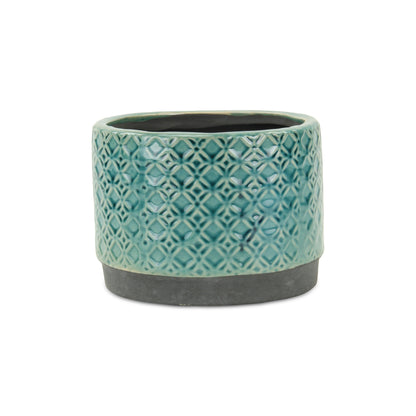 Zajedani Lattice Pot - Turquoise