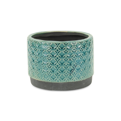 Zajedani Lattice Pot - Turquoise