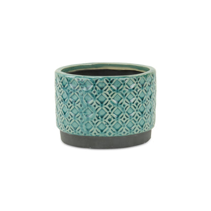 Zajedani Lattice Pot - Turquoise