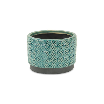 Zajedani Lattice Pot - Turquoise