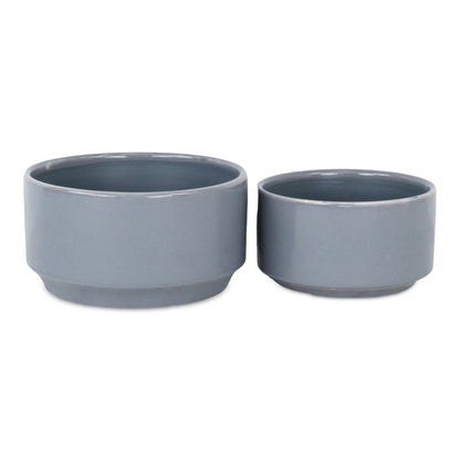 Elegora Pot Wide Gray