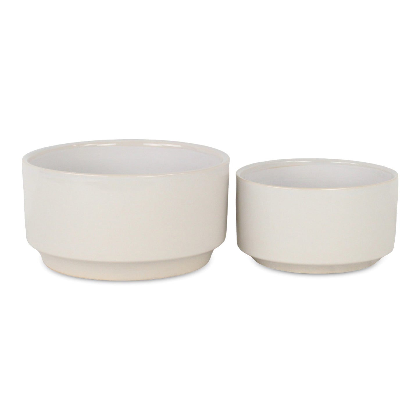 Elegora Pot Wide White