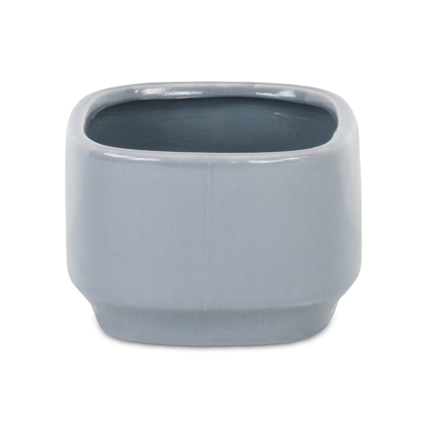 Elegora Pot Wide Rectangular Gray