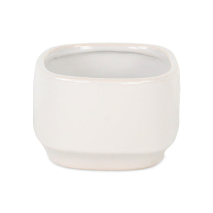 Elegora Pot Wide Rectangular White