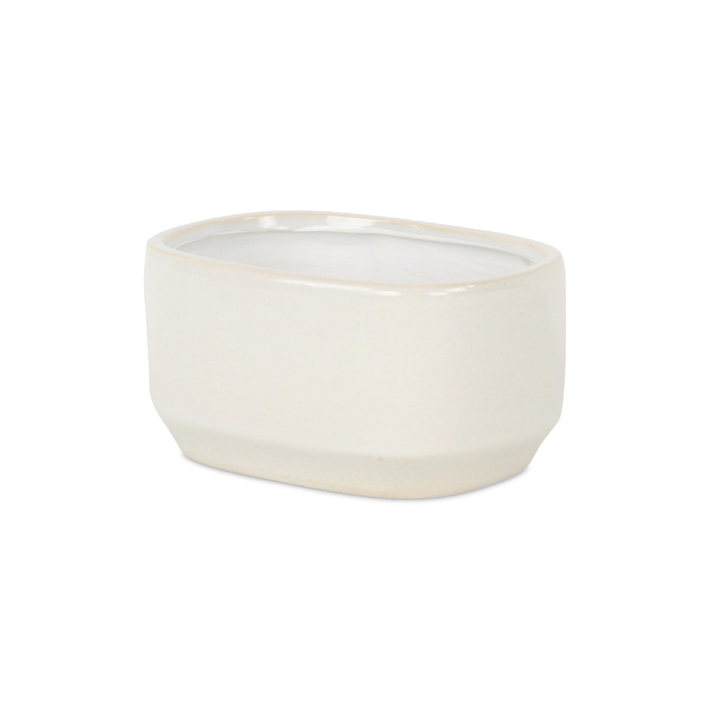 Elegora Pot Wide Rectangular White