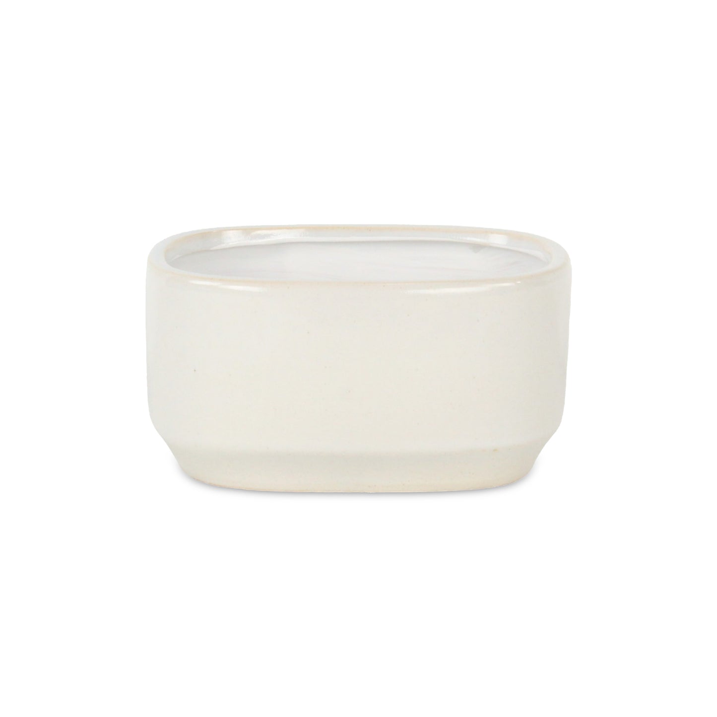 Elegora Pot Wide Rectangular White