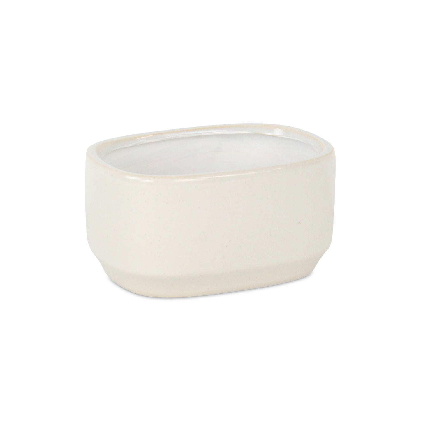 Elegora Pot Wide Rectangular White