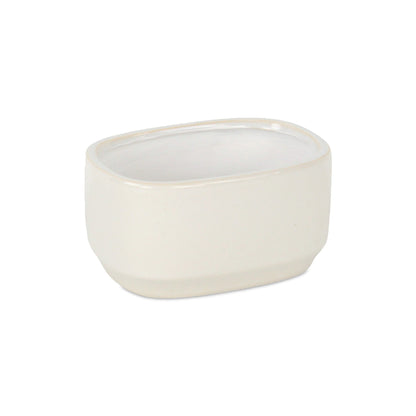 Elegora Pot Wide Rectangular White