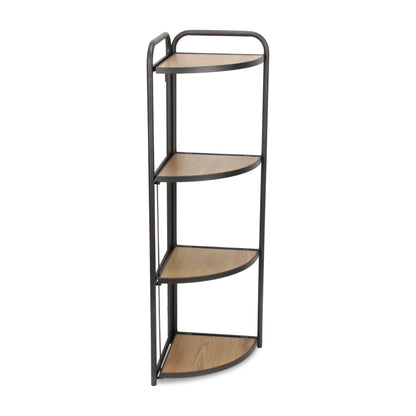 Lefeld 4 Tier Foldable Corner Shelf