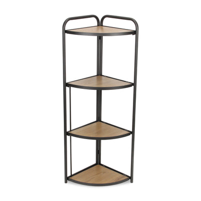 Lefeld 4 Tier Foldable Corner Shelf