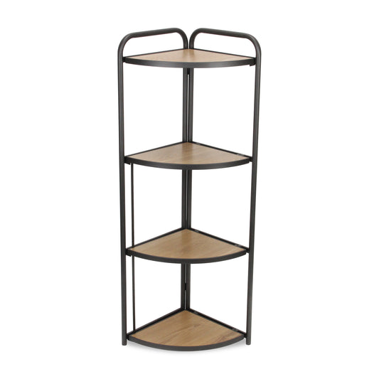 Lefeld 4 Tier Foldable Corner Shelf